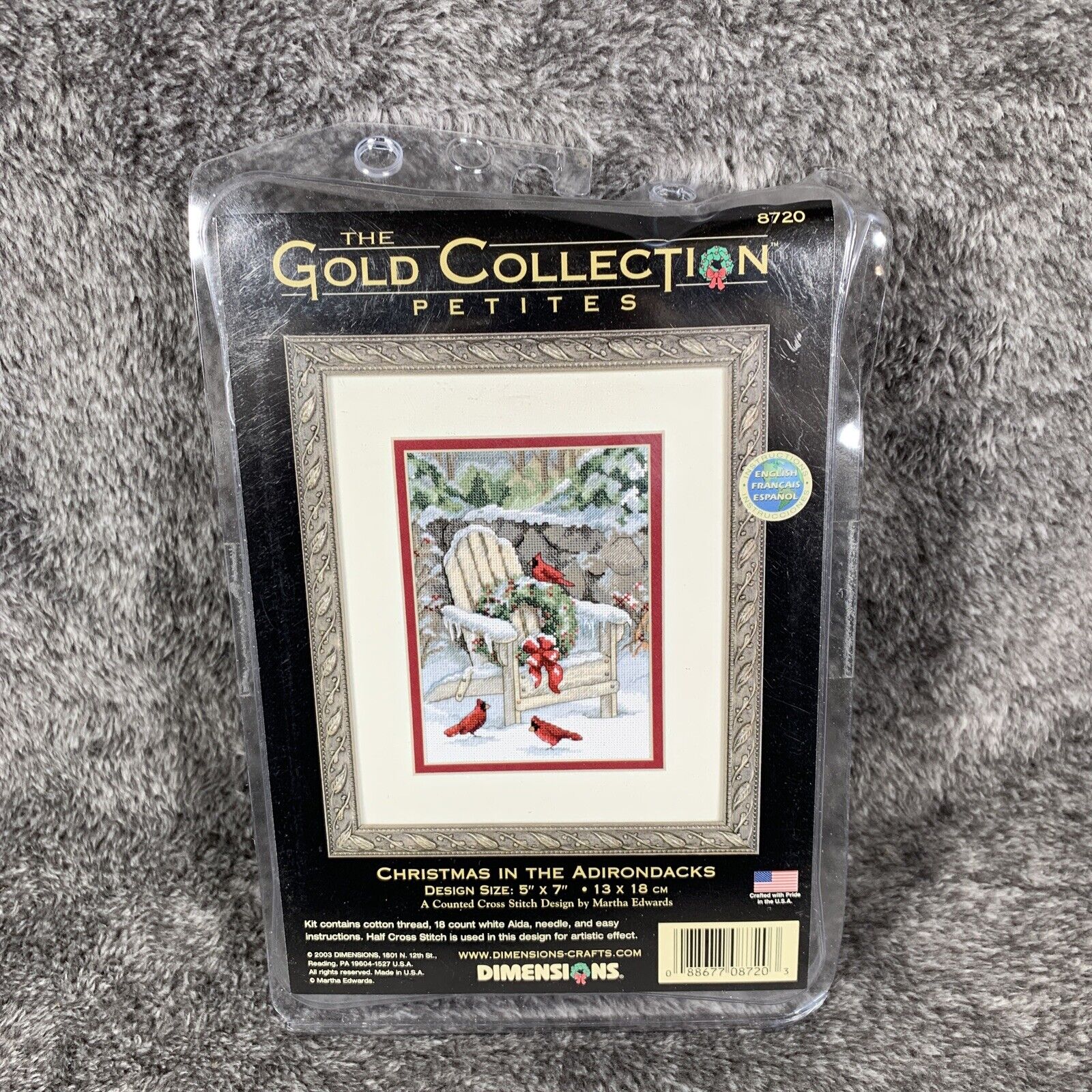 Dimensions Gold Collection Petites Cross Stitch Christmas In The Adirondack 8720