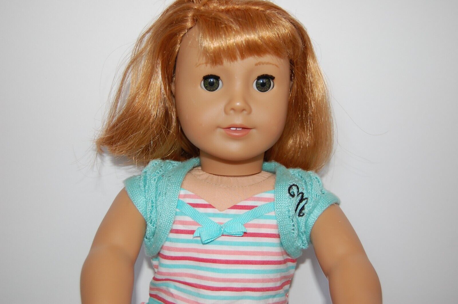 American Girl Maryellen Doll- Original Outfit- Short strawberry blonde hair