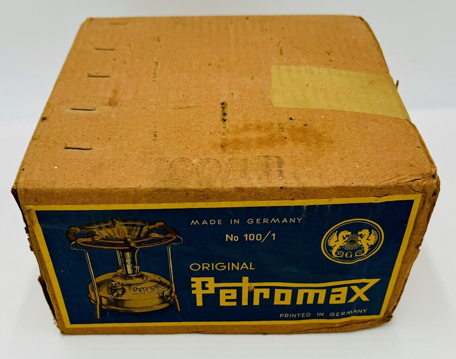Vintage silent burner Petromax No 100/1 Kerosene Camping Stove NOS