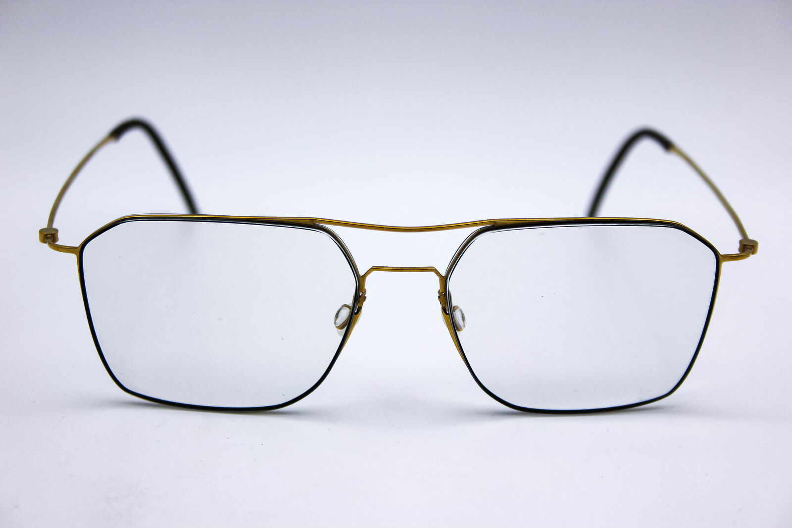 Lindberg Eyewear 5517 Gold Aviator Eyeglasses Frames 55-17-140