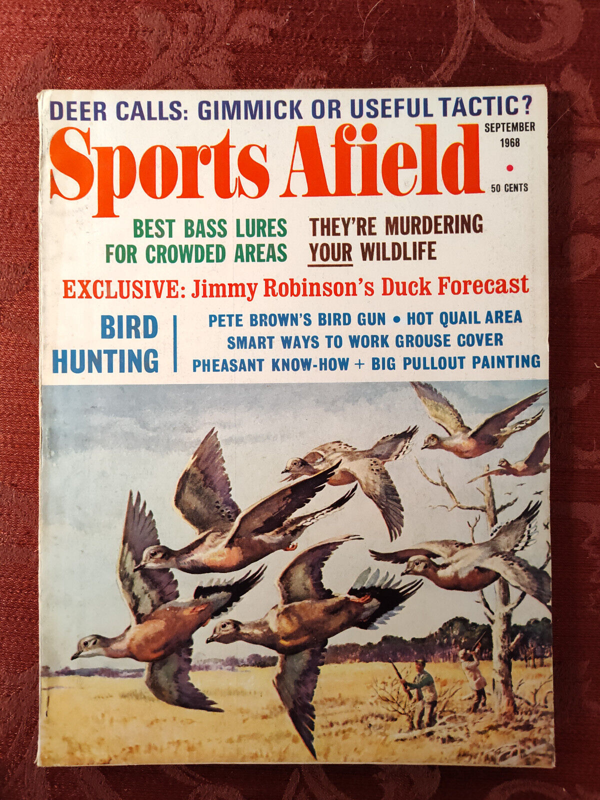 SPORTS AFIELD Magazine November 1968 Charles E. Murphy Duck Hunting Fishing