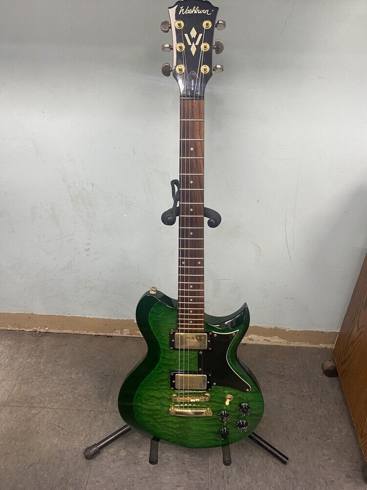 Washburn Idol WI 64 DL Electric guitar Emerald Green