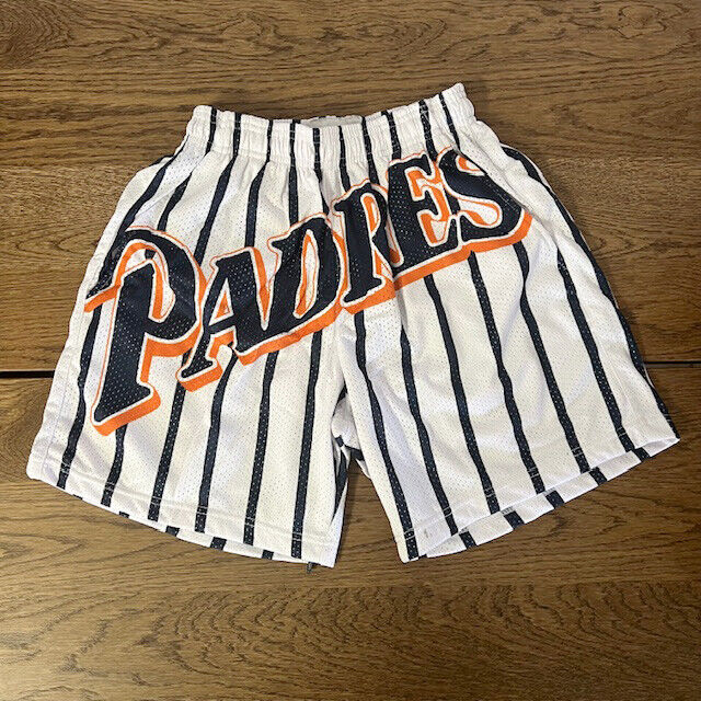 San Diego Padres Vintage Pinstripe Shorts Mens