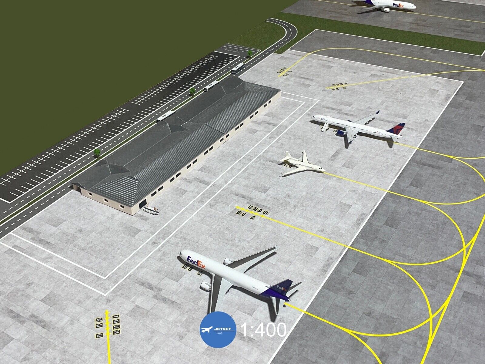 Jetset Models 1:400 Scale FBO/Regional Terminal