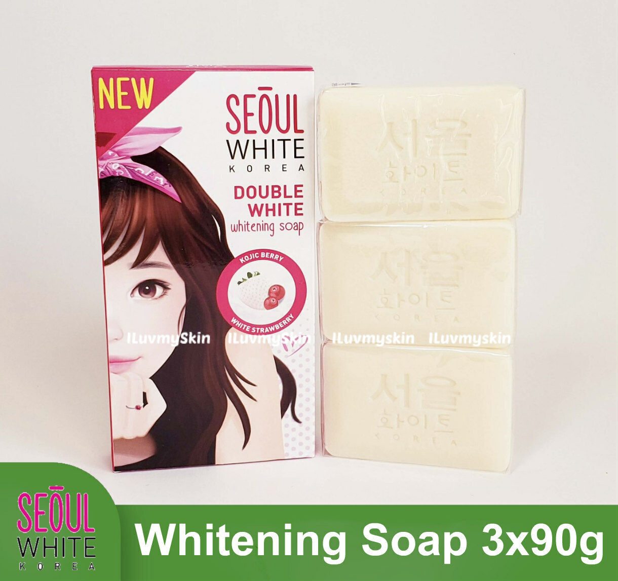 Seoul White Korea Double White Whitening Soap (Triple Pack)