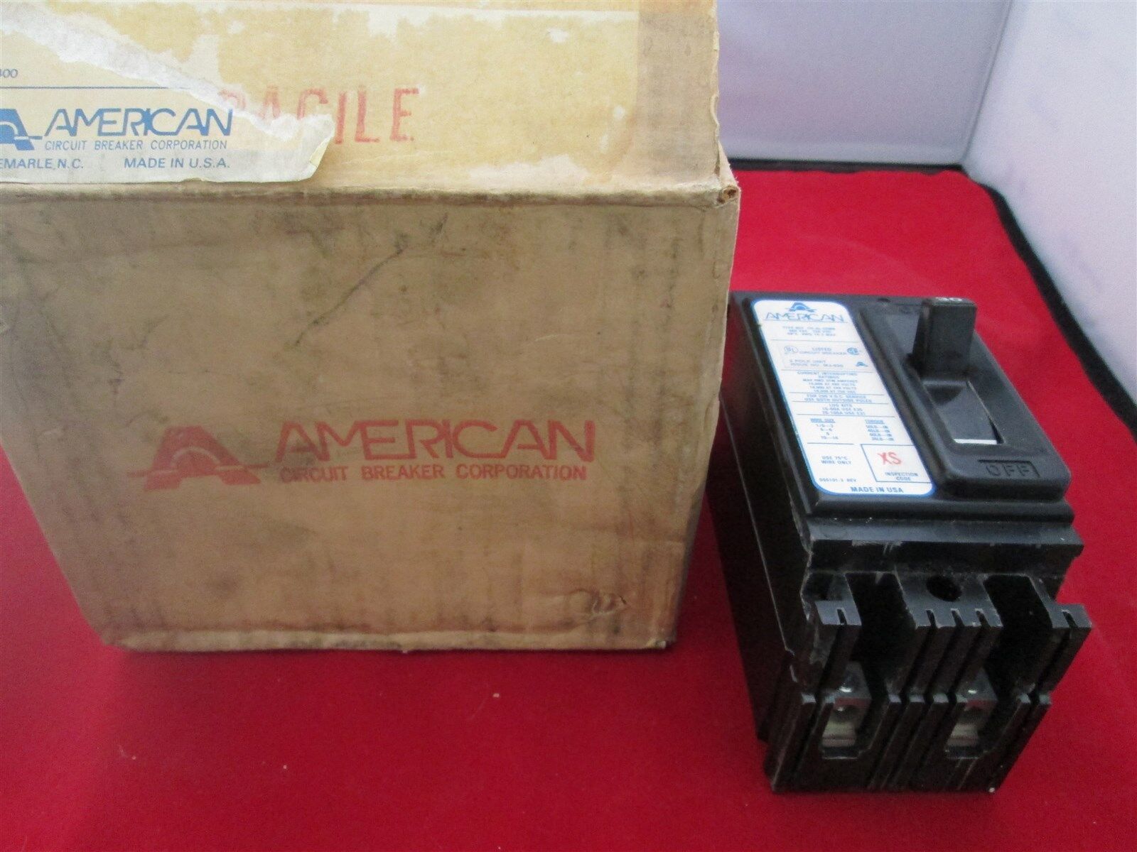 American Circuit Breaker NEF CU-AL 30 amps 2 poles new