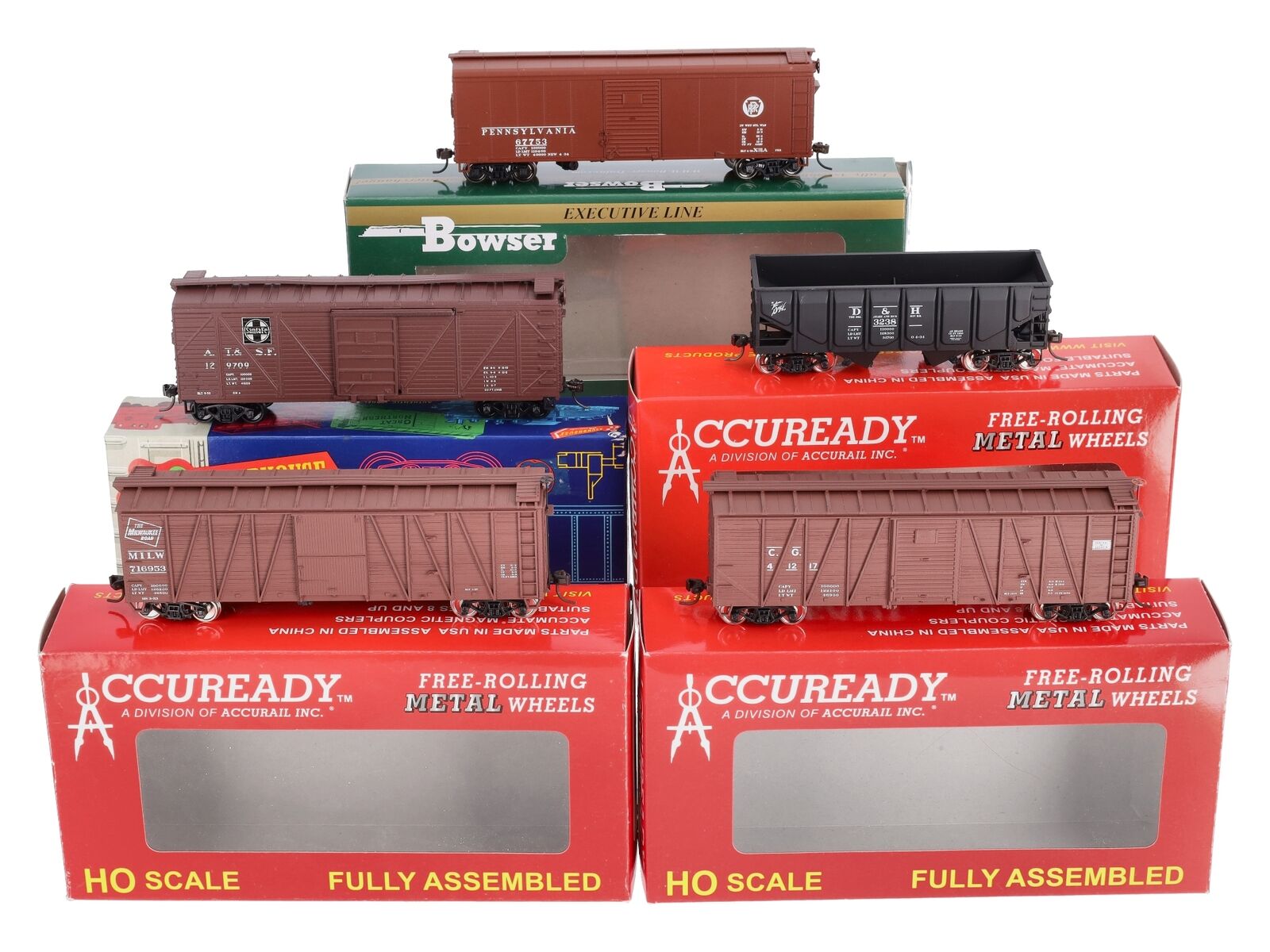 Accuready & Other HO Assorted Freight Cars: 67753, 94103, 94508, 92808, 1031 [5]