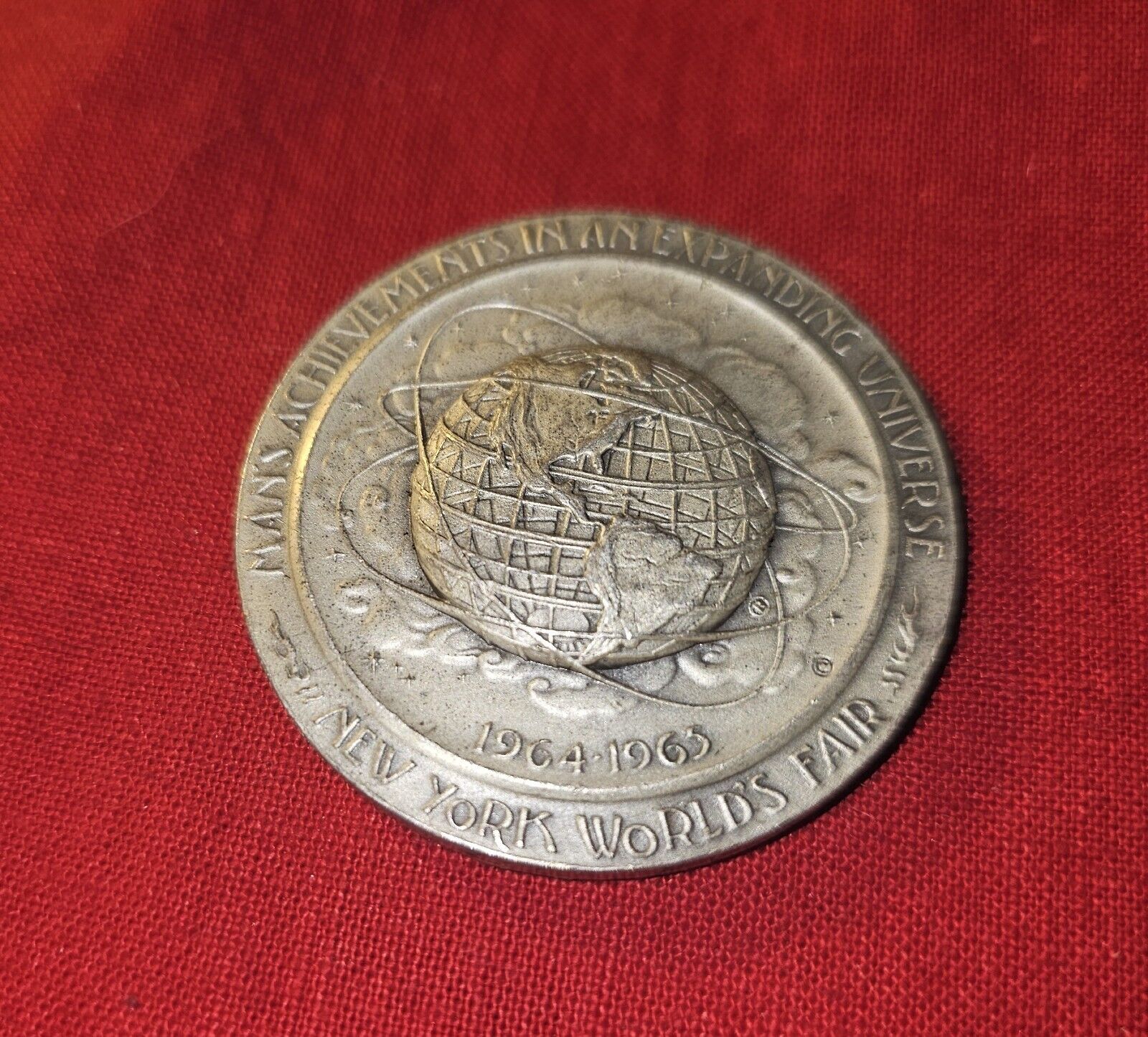 1961 NY World\'s Fair Unisphere  .999 Pure Silver Medal #96
