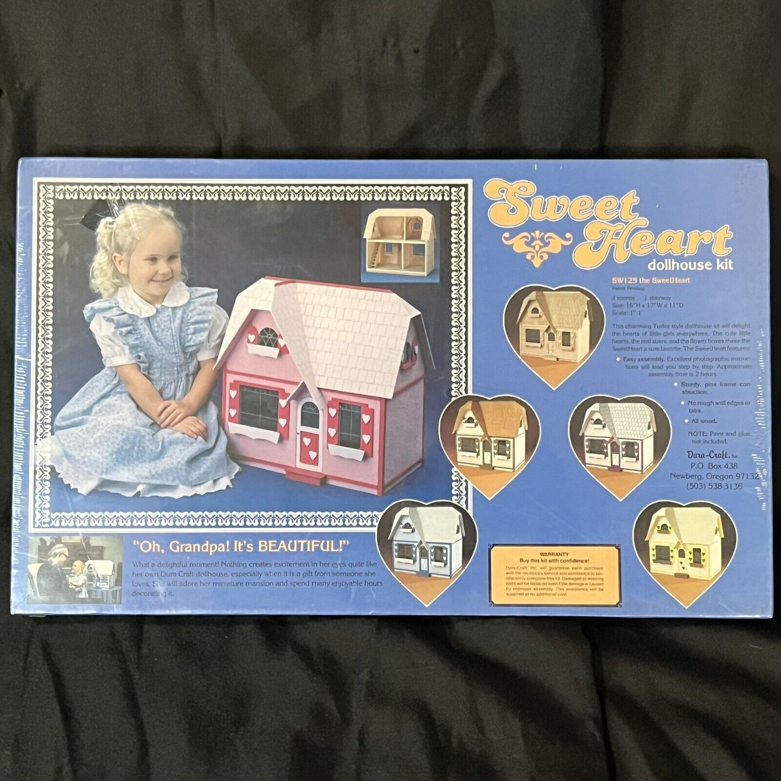 Dura Craft Dollhouse Kit SW125 The Sweet Heart 4 Rooms 1\