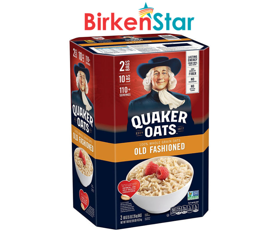Quaker Oats Old Fashioned Oatmeal{ 5 lbs, 2-count - Total 10 lbs}