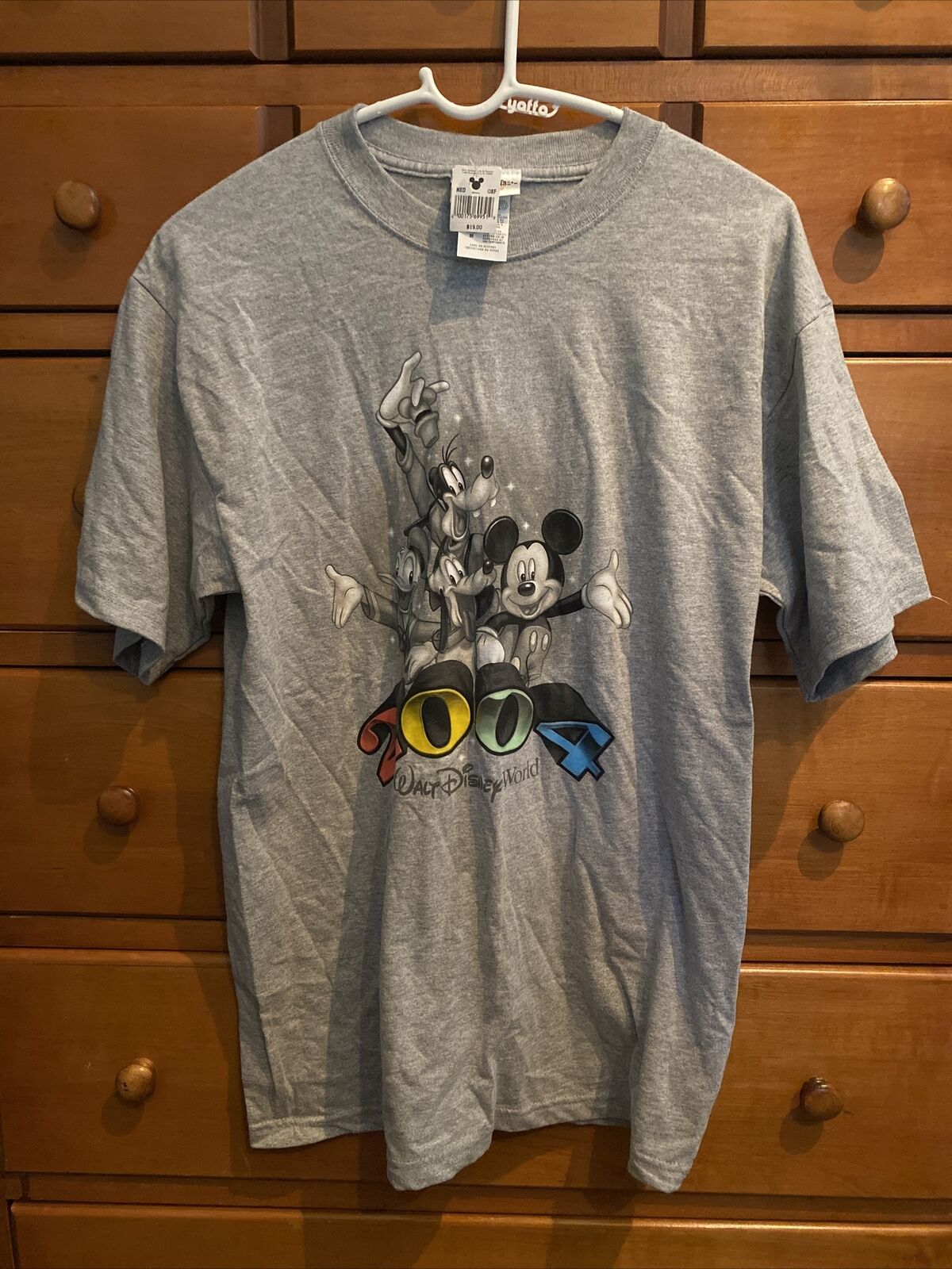 Vintage Walt Disney World T Shirt Mens Medium New With Tags 2004 (m4)