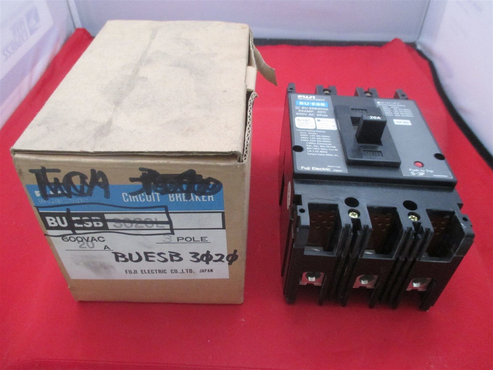 Fuji Electric Circuit Breaker BU-ESB3020 new