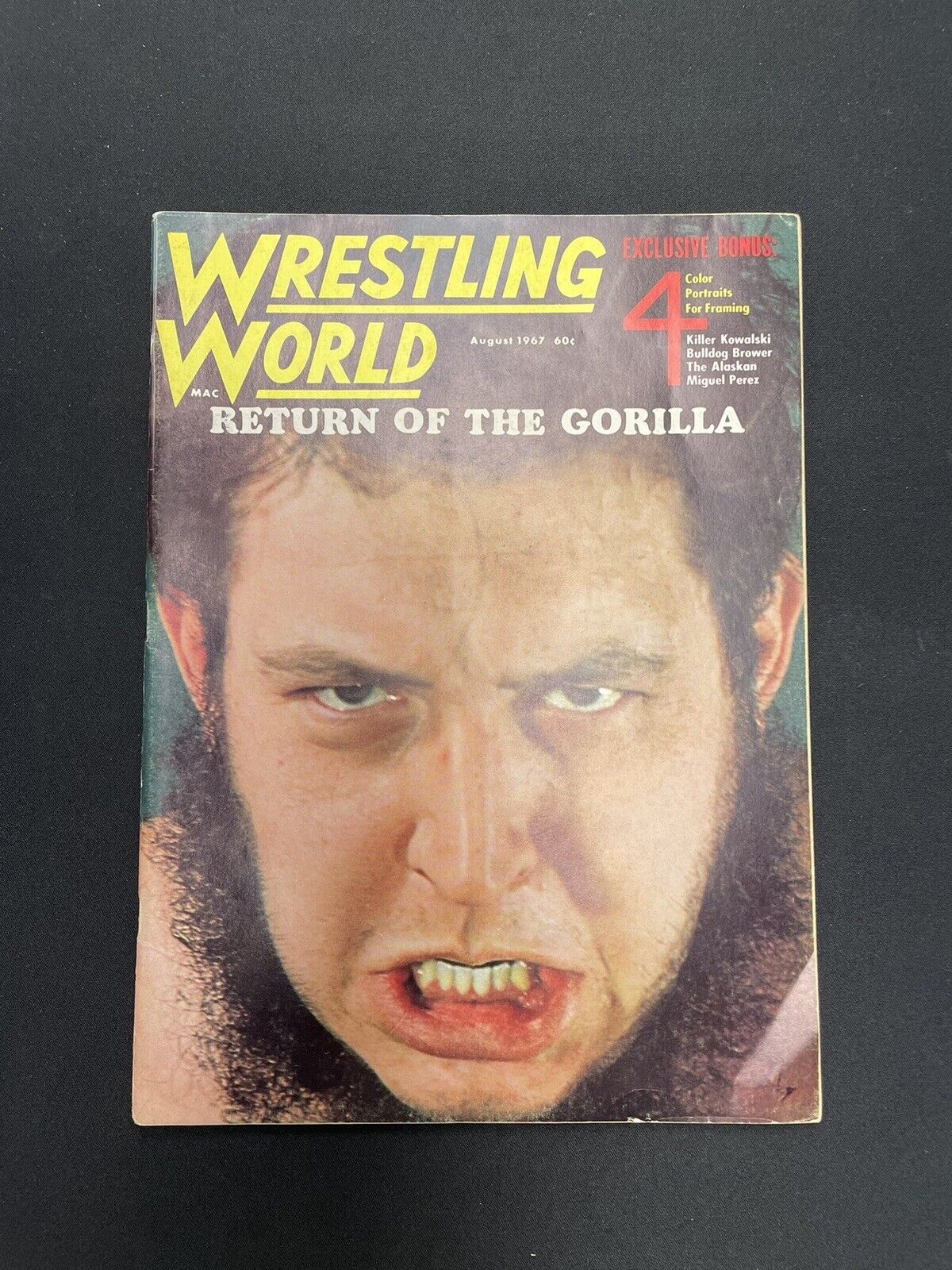 Wrestling World Magazine August 1967 \