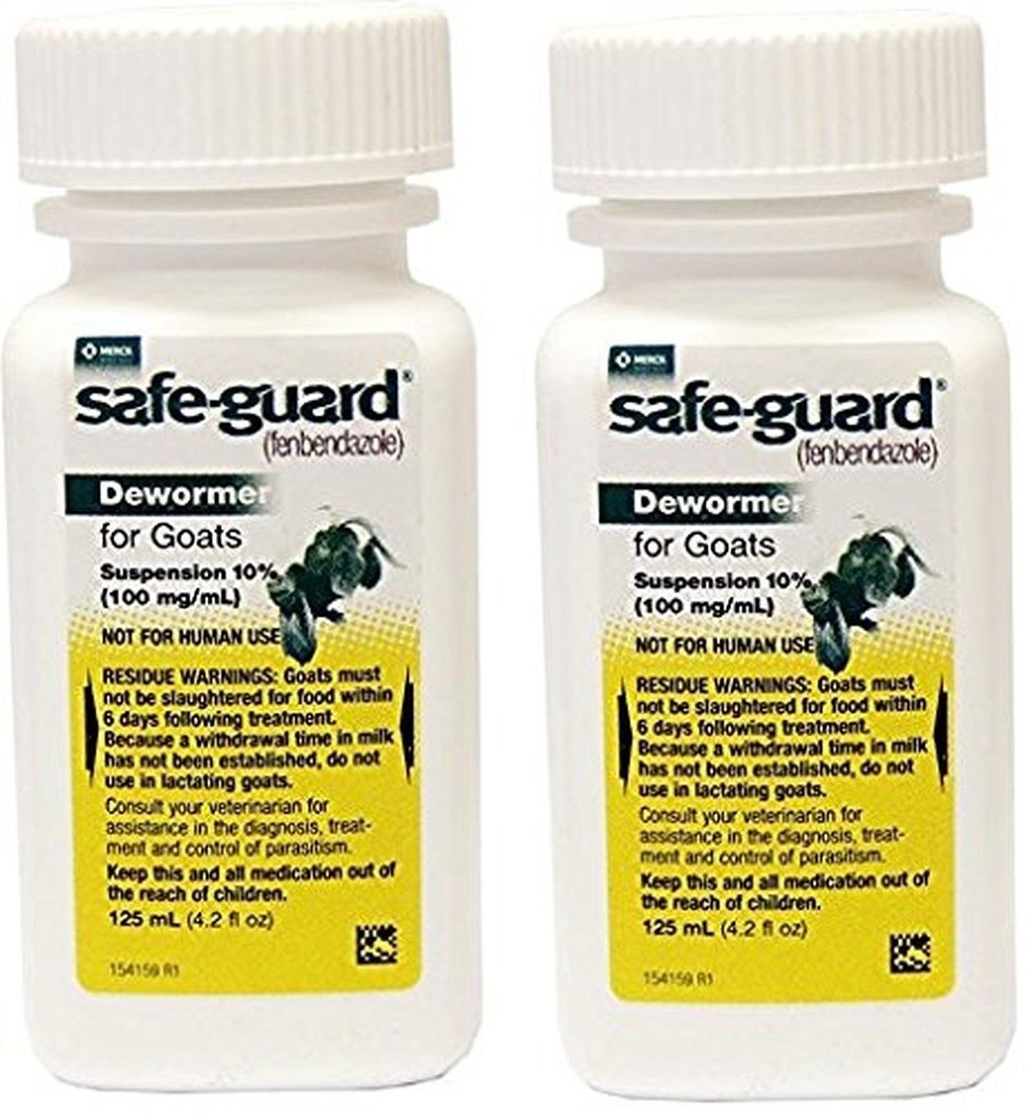 Safeguard 2 Packs 125ml Goat Dewormer 