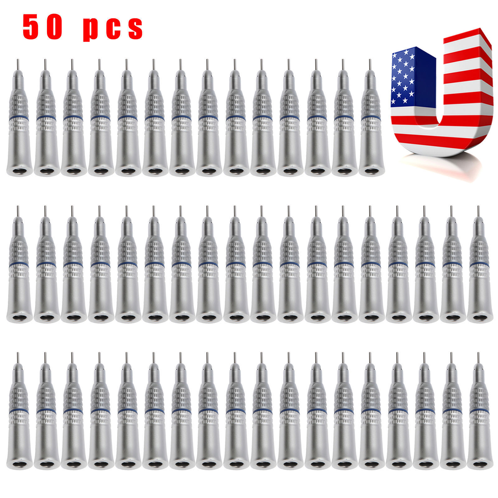 50 Pack NSK Style Dental Slow Low Speed Handpiece Straight Nose Cone E-type MO1A