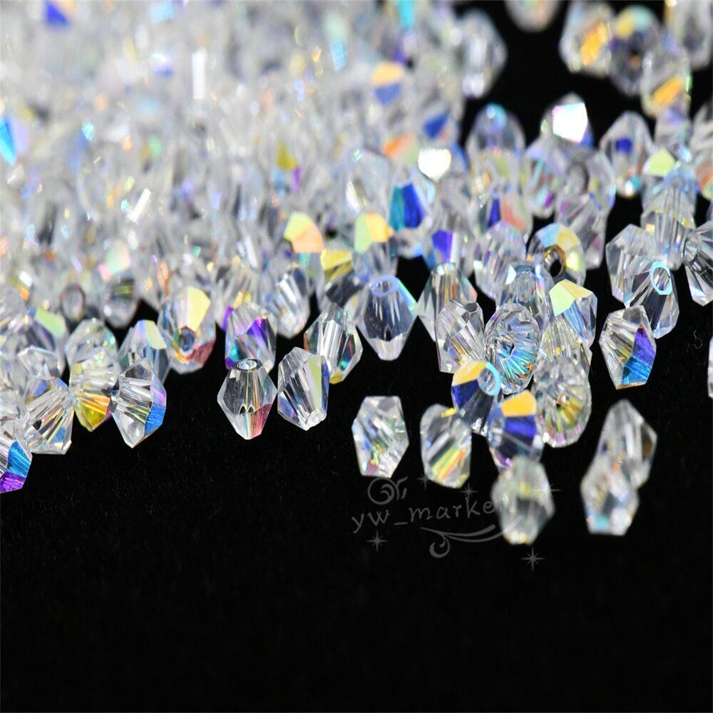 AAA 3mm 4mm Austria Crystal Beads Loose Spacer for bracelet DIY Jewelry Making