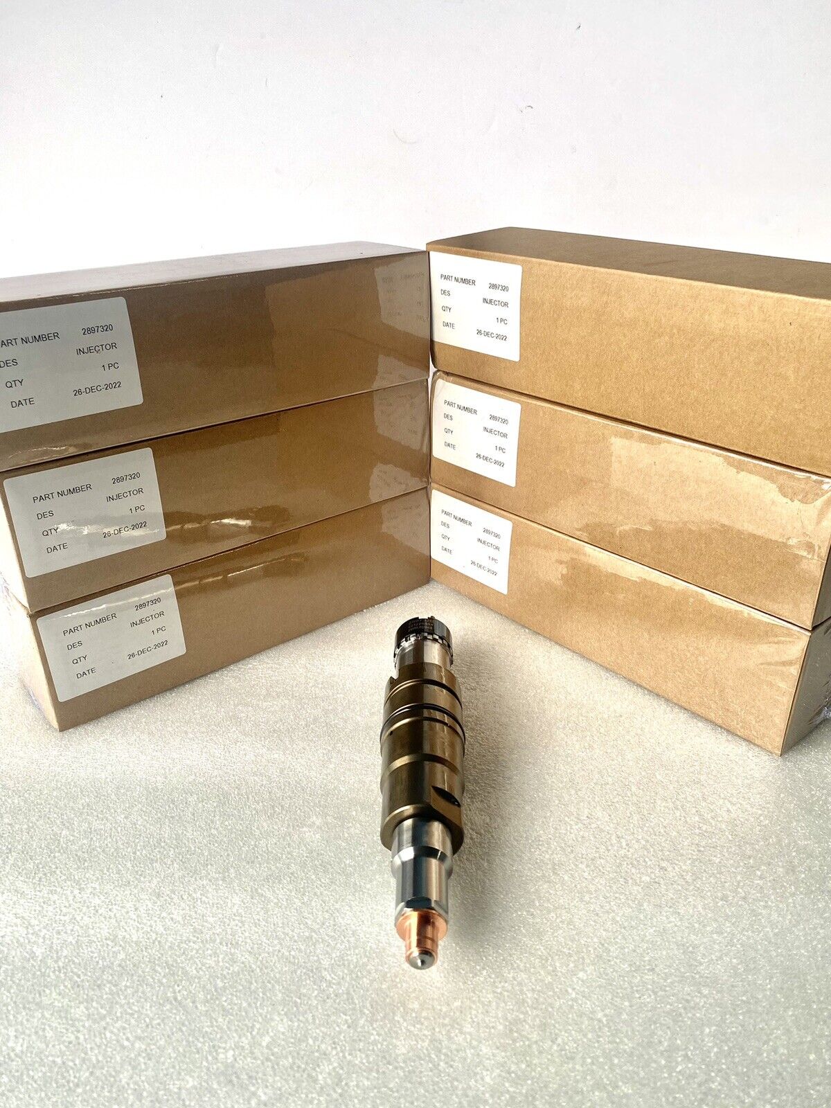 OEM CUMMINS ISX15 INJECTOR 2897320, 5579419 SUPERCED 2897320PX WITH TEST REPORT
