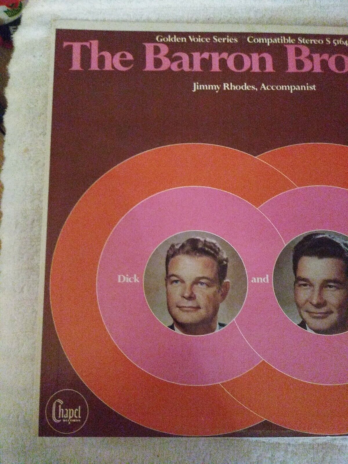 The Barron Brothers Dick & Henry The Golden Voice Series Vinyl Record ST-5164-A