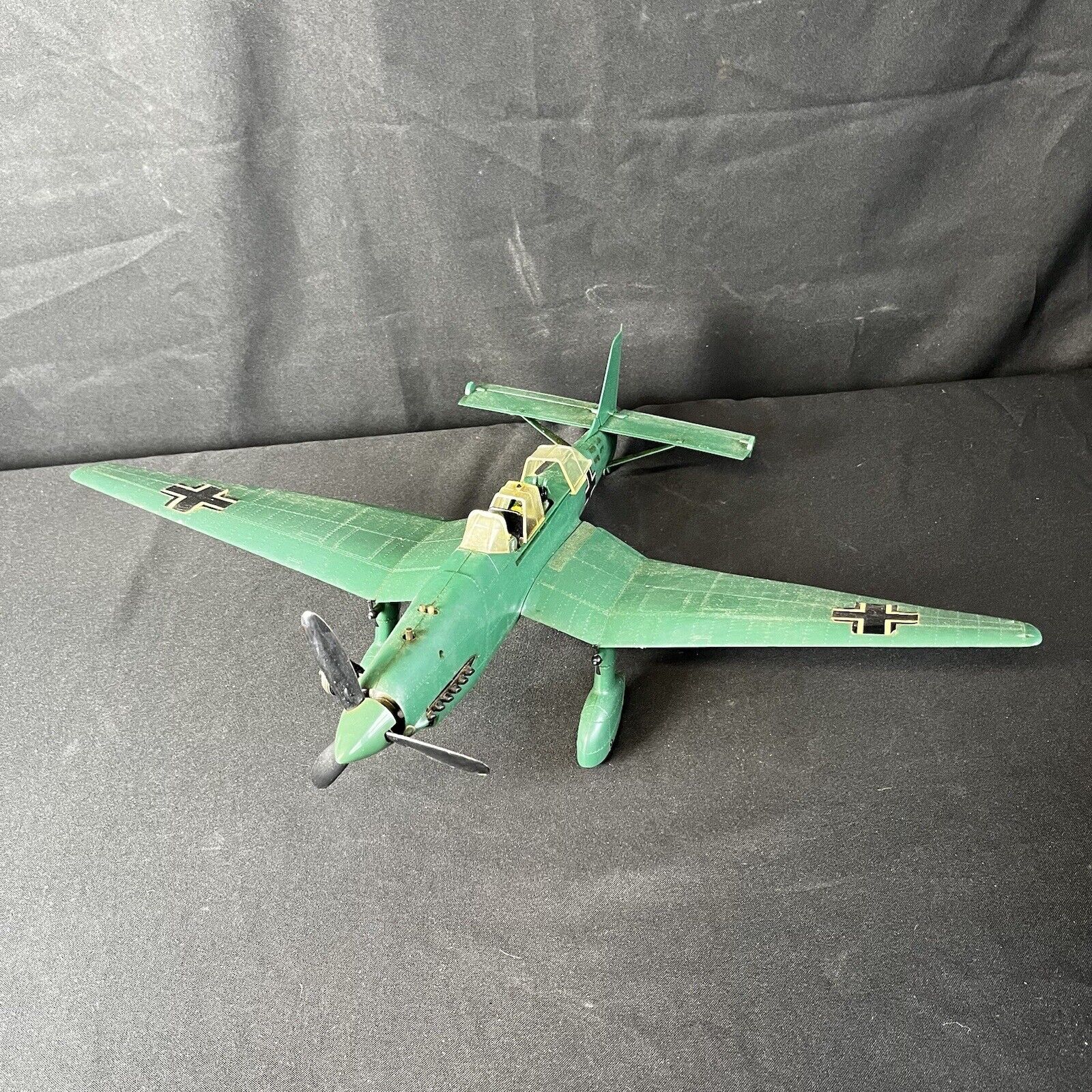 Rare Cox Thimble Drome STUKA Dive Bomber Model Airplane