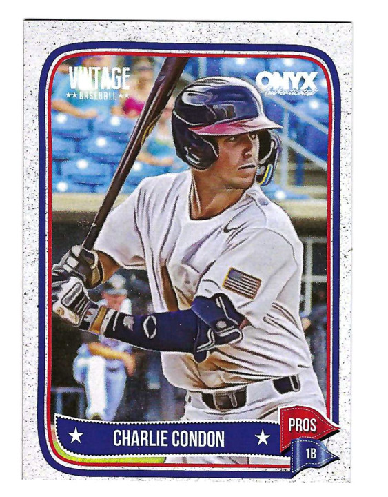CHARLIE CONDON 2024 ONYX VINTAGE BASEBALL PROSPECT CARD
