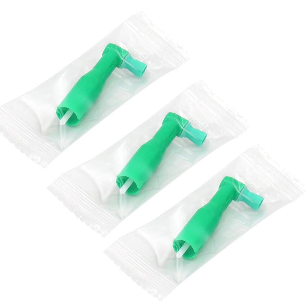 500pcs Dental Disposable Prophy Angles Soft Cup Latex Free Green