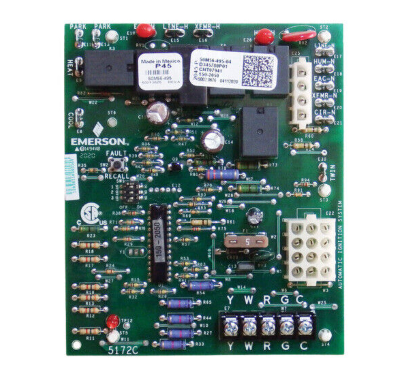 Trane CNT07941 Furnace Control circuit Board