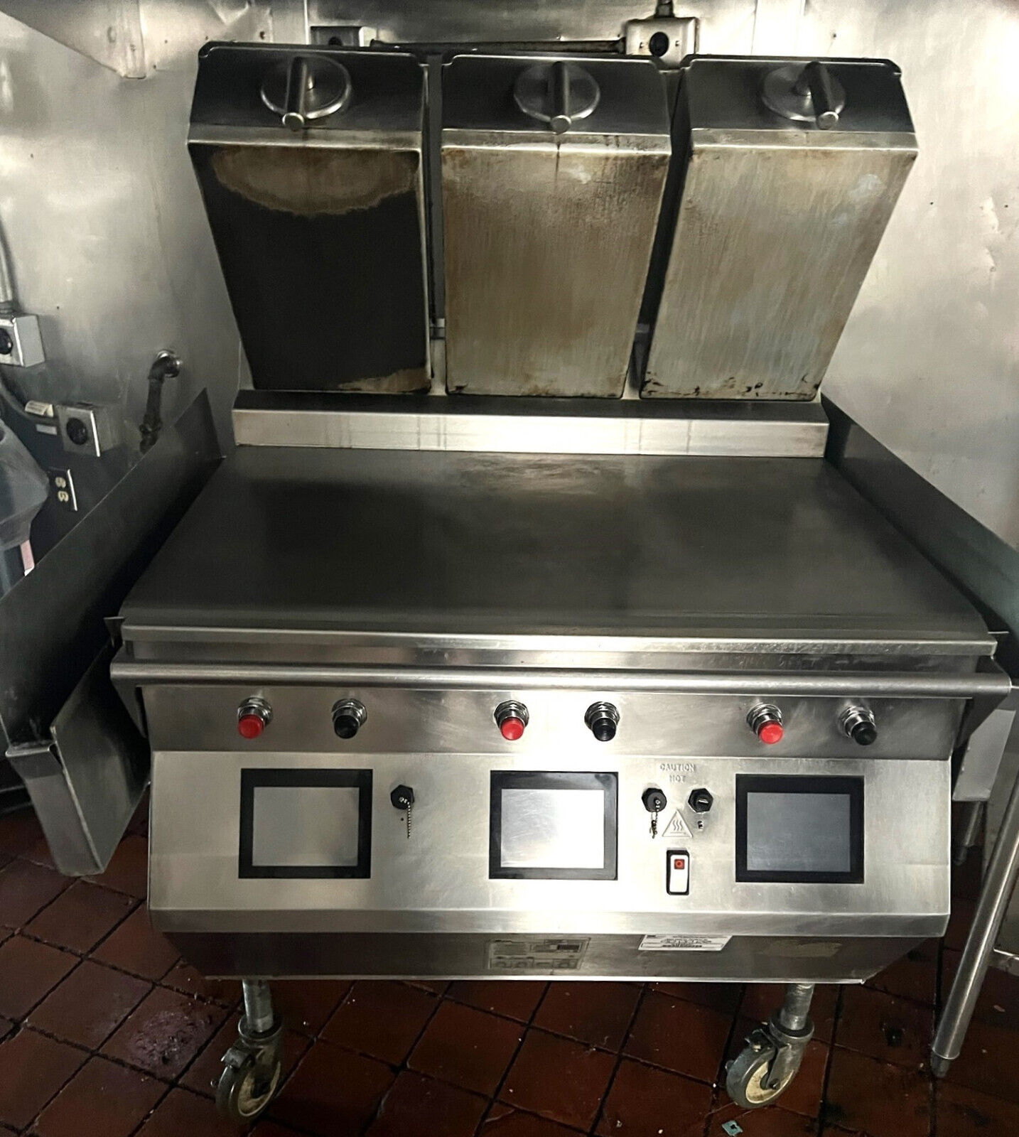 Taylor Crown C810-23 Electric Three Double Sides Upper Platen Grill