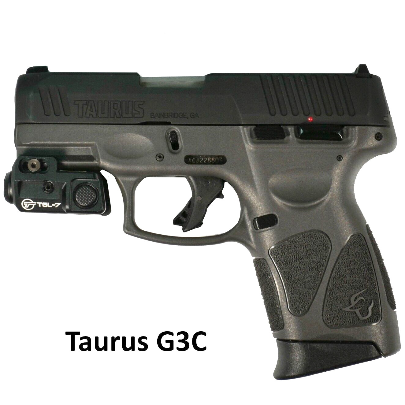 GREEN LASER SIGHT FOR COMPACT SUBCOMPACT TAURUS G2C G3C GLOCK RUGER CANIK TGL-7