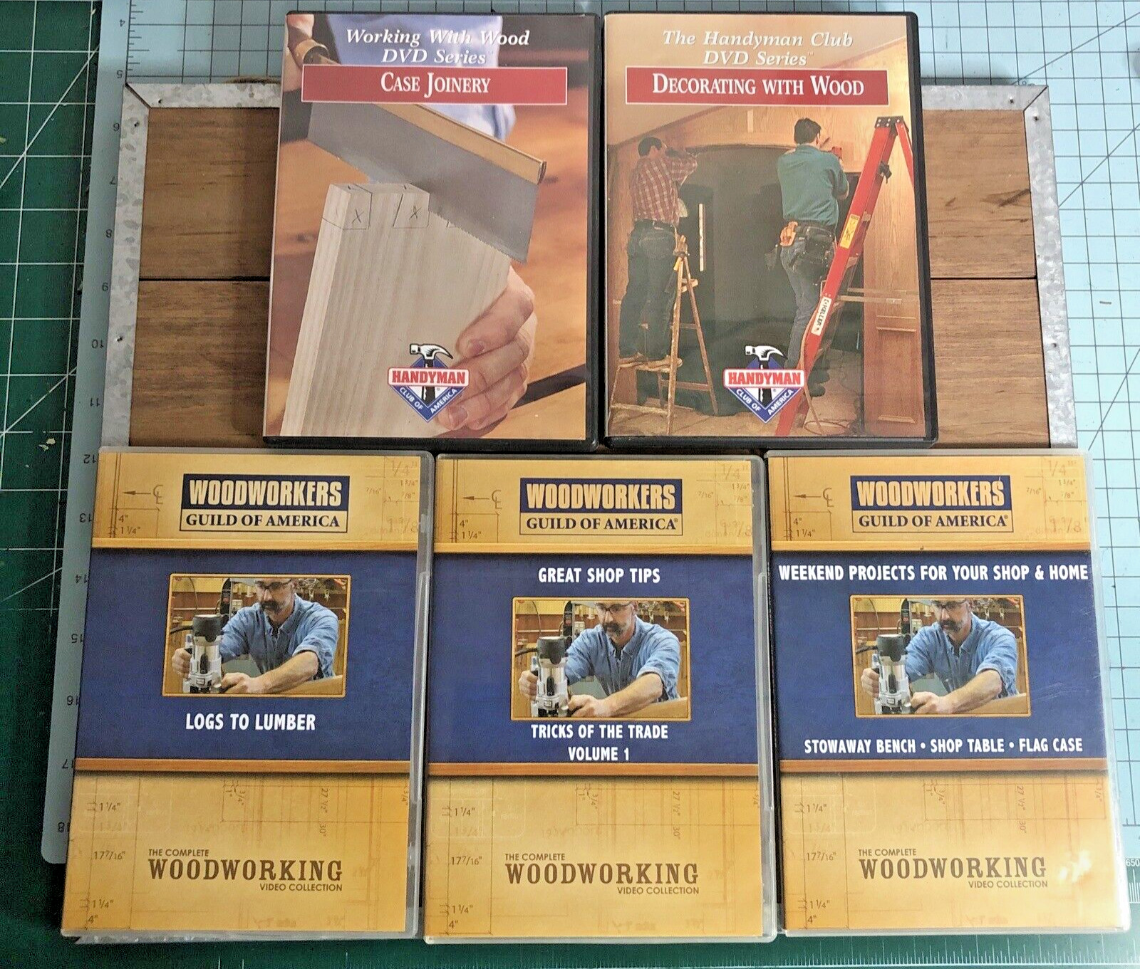 Woodworkers Guild of America -  Working With Wood - 5 DVDs - Read Description