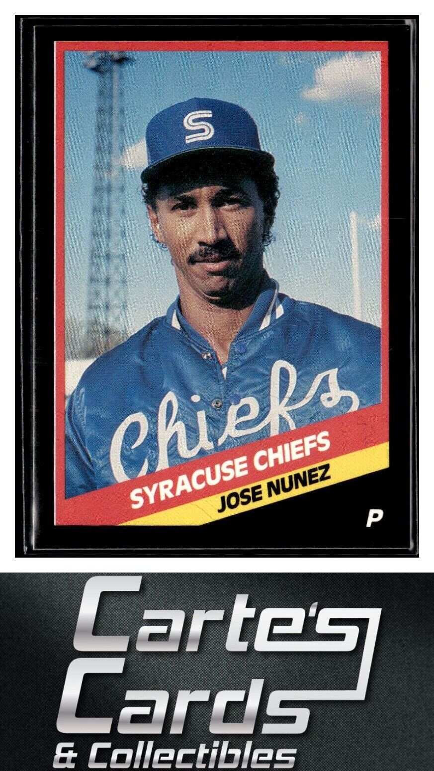 Jose Nunez 1988 CMC Syracuse Chiefs #4  Toronto Blue Jays