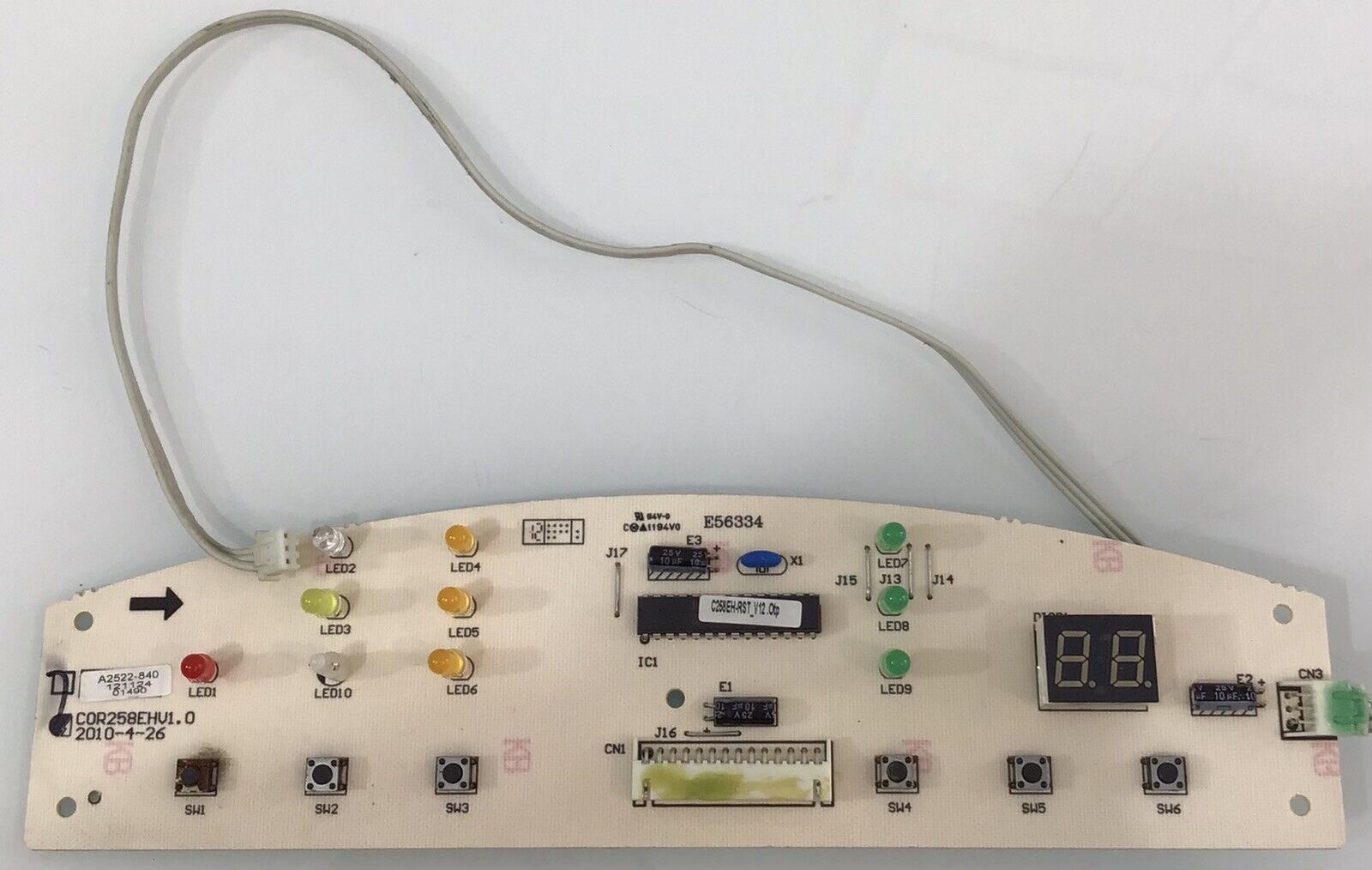 PH14B COR258EHV1.0 A2522-840 Friedrich  Conditioner  panel control board 