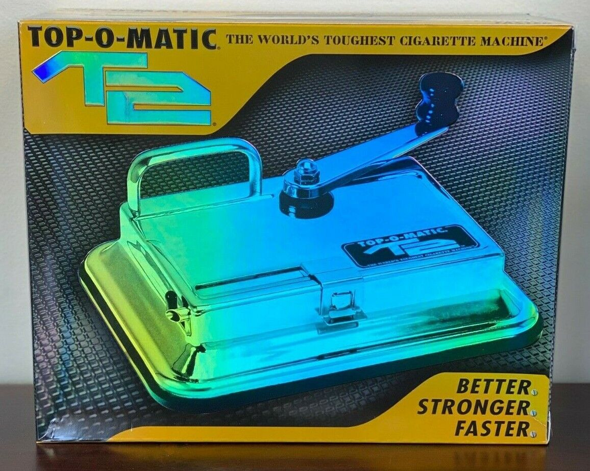 TOP-O-Matic T2 Cigarette Maker Rolling Tobacco Injector Machine King 100s NEW