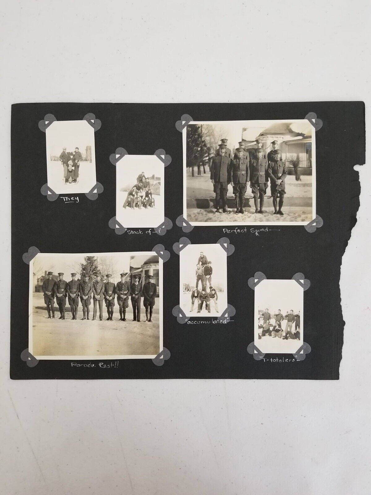 Authentic WW1 Soldier Group Photo Collection, Rare Military Memorabilia, 12-Piec