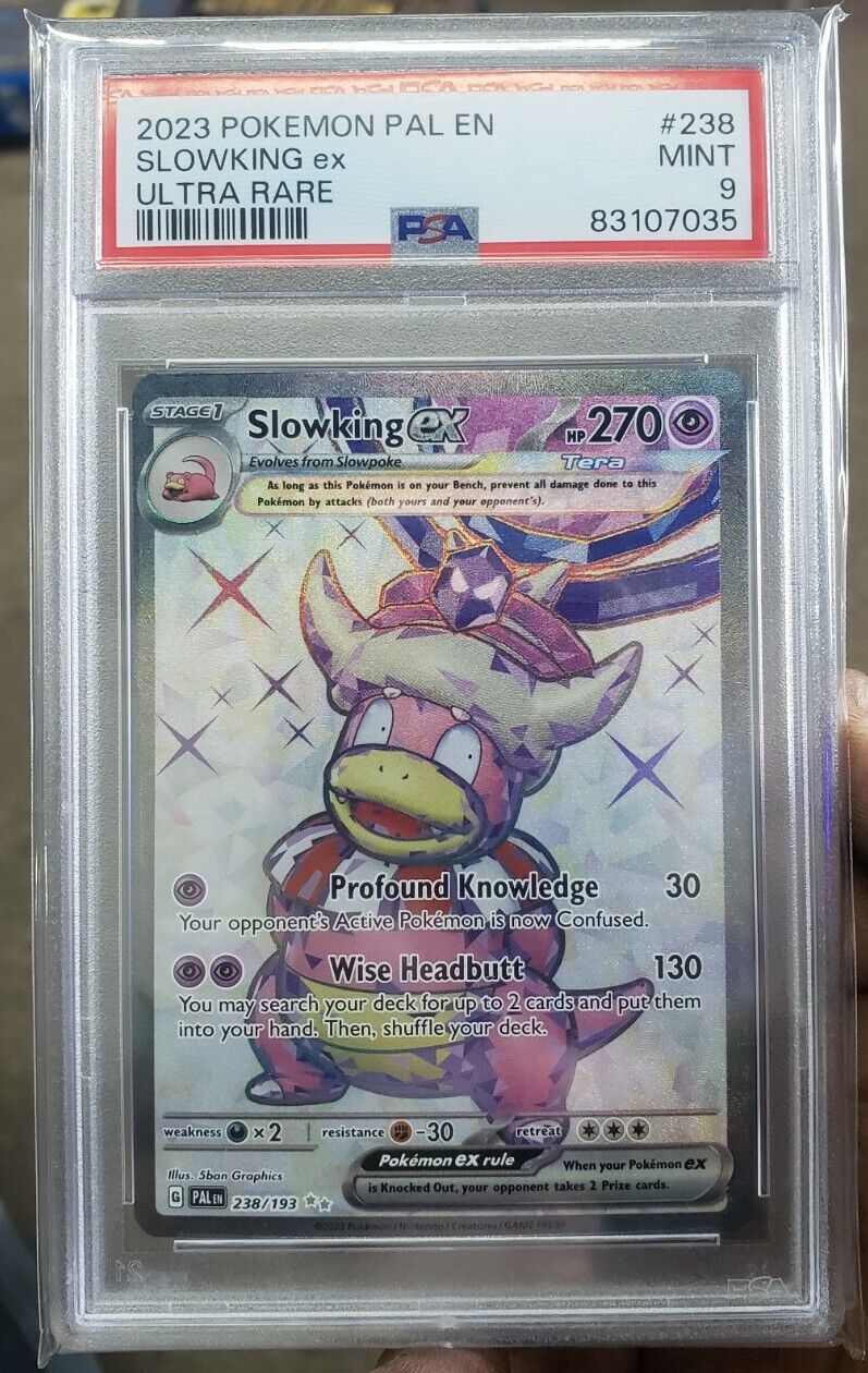 PSA 9 Mint Slowking ex 238/193 Paldea Evolved Pokemon Card Ultra Rare