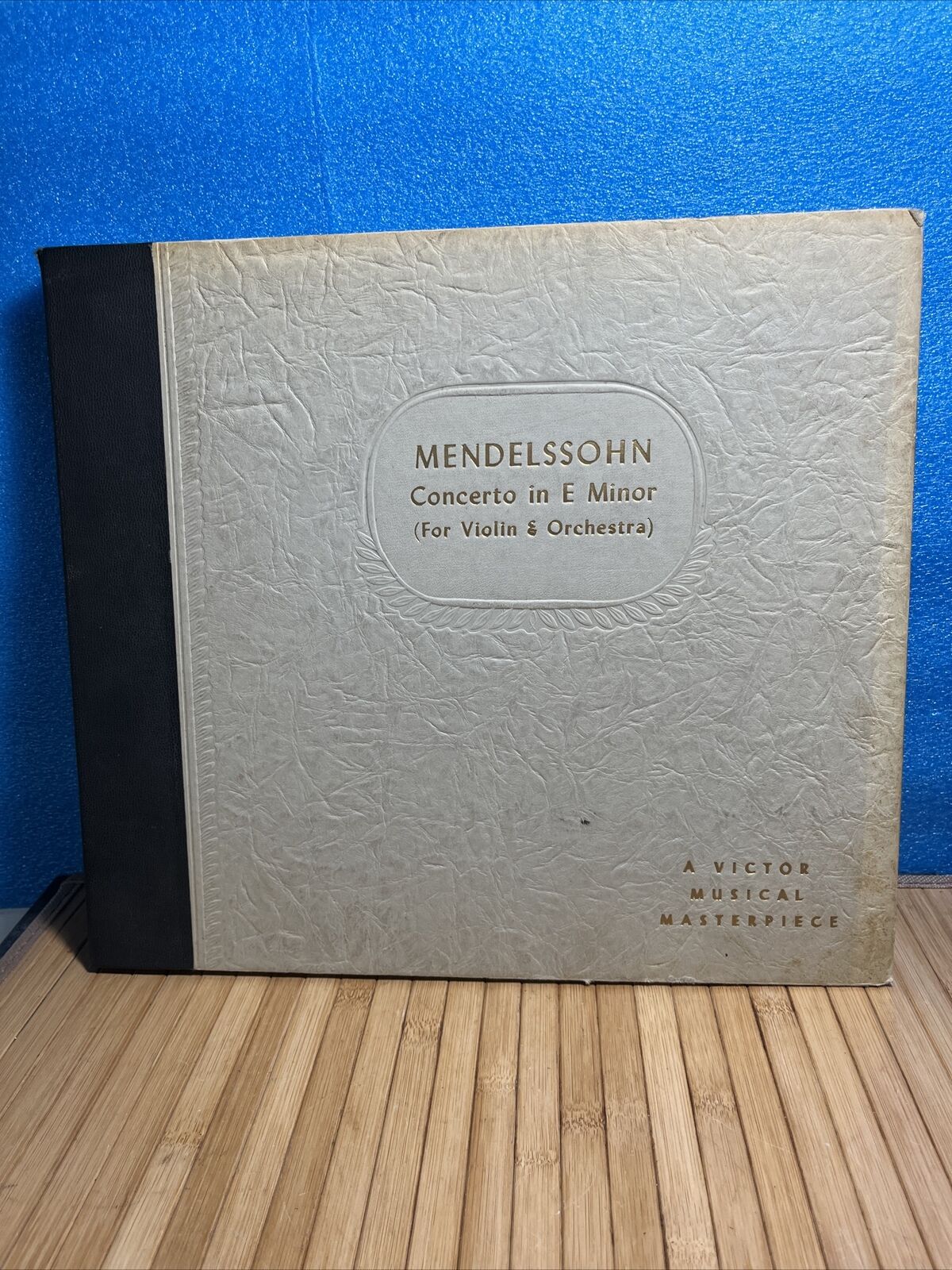 MENDELSON Concerto in E minor (for violin and orchestra) 4 records 1940 patent