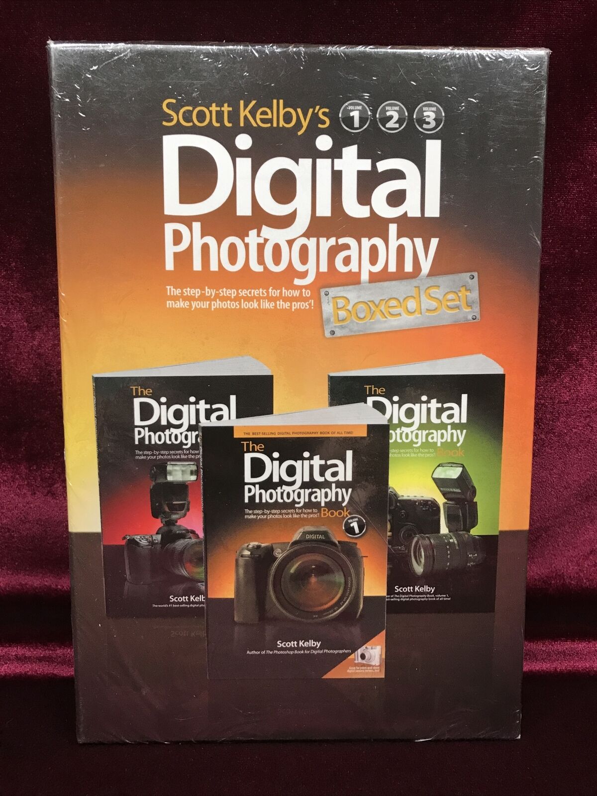 Scott Kelly’s Digital Photography 3 Volume Boxed Set Volumes 1-3 New How-To