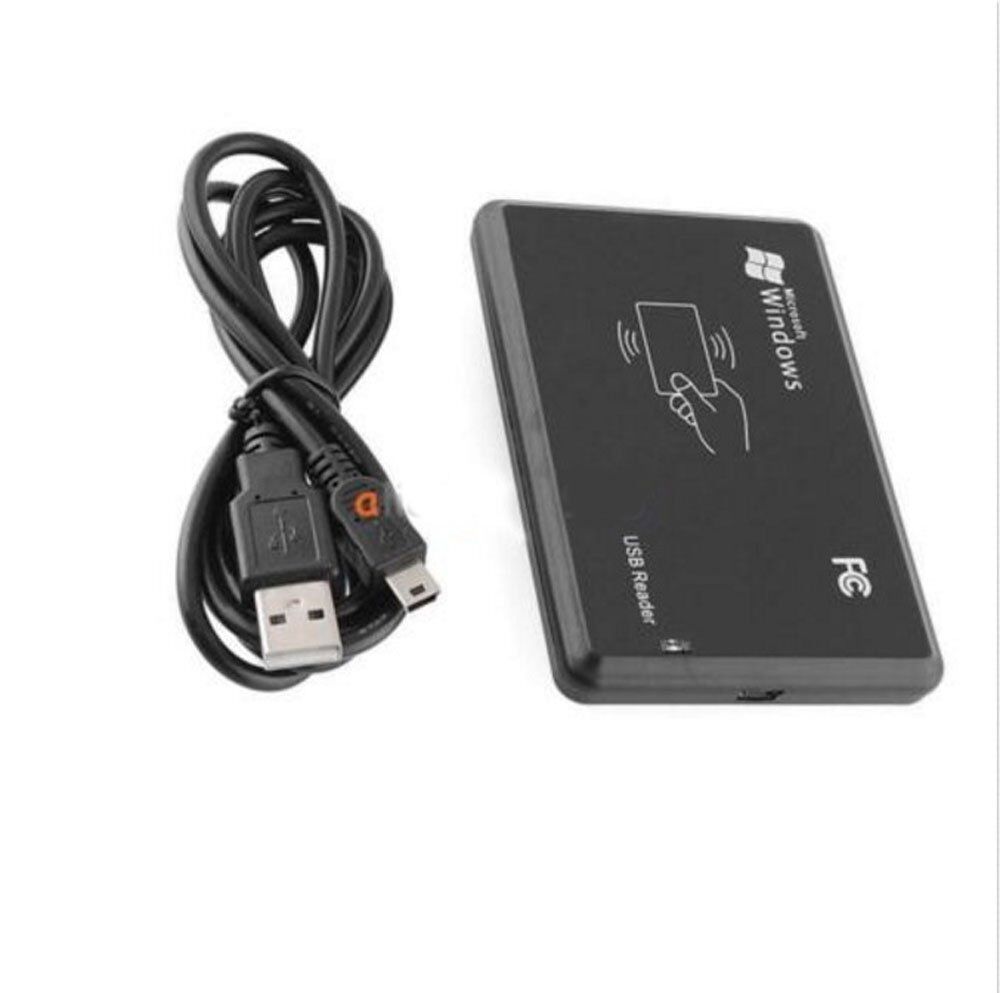 125Khz RFID Proximity Sensor EM ID TK4100 Card Reader programmer burner USB US