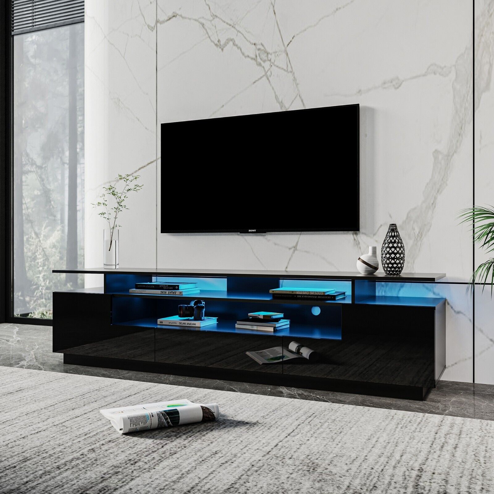 LED TV Stand Cabinet for Tv\'s up to 80\