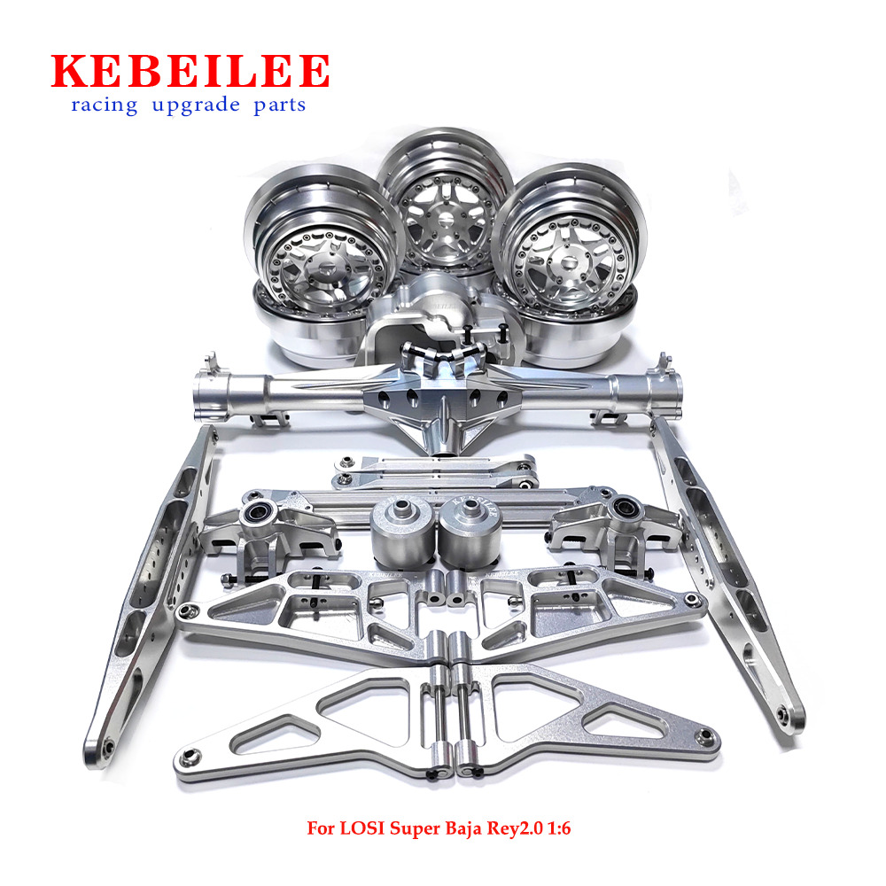 KEBEILEE CNC Aluminum Upgrade components For LOSI Super Baja Rey 2.0 1:6