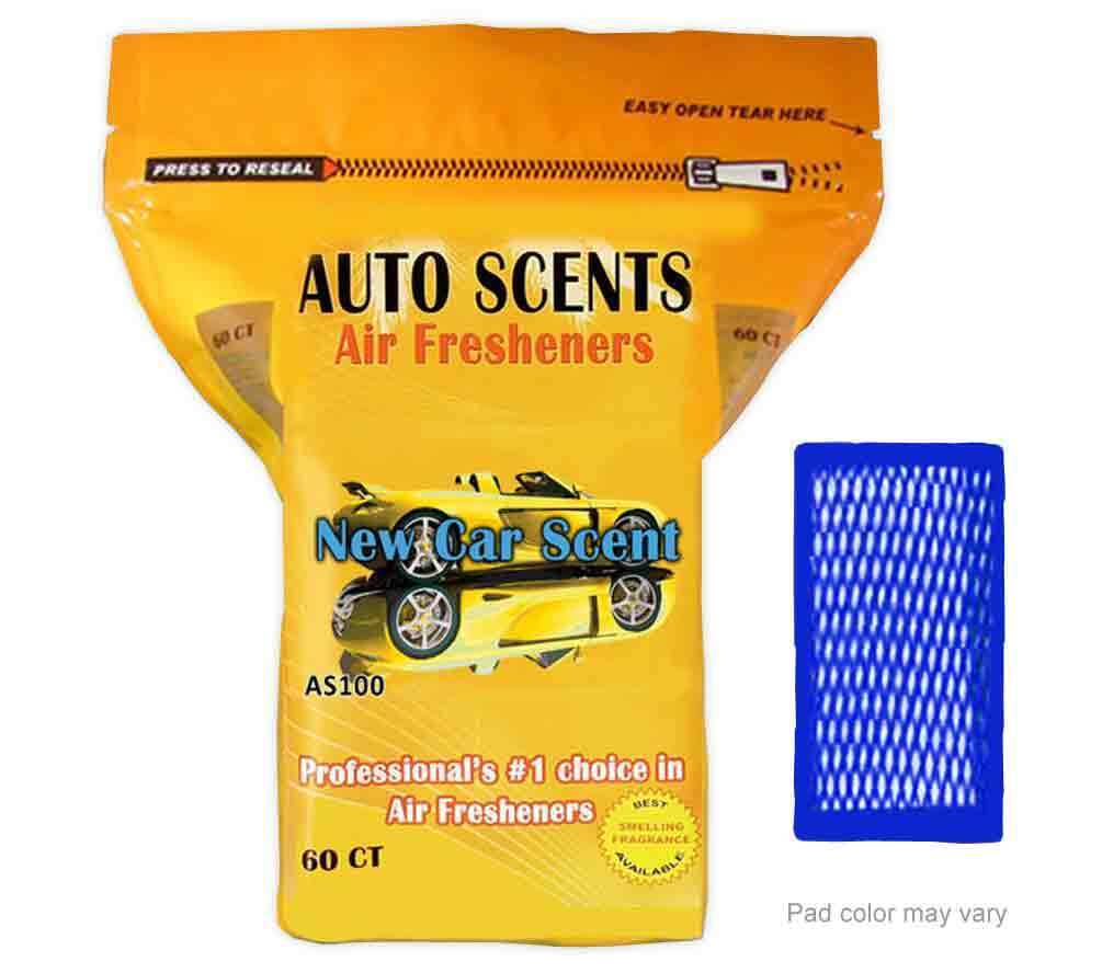Professional Air Freshener Pads - Car Auto Scents (60-pack) *  *