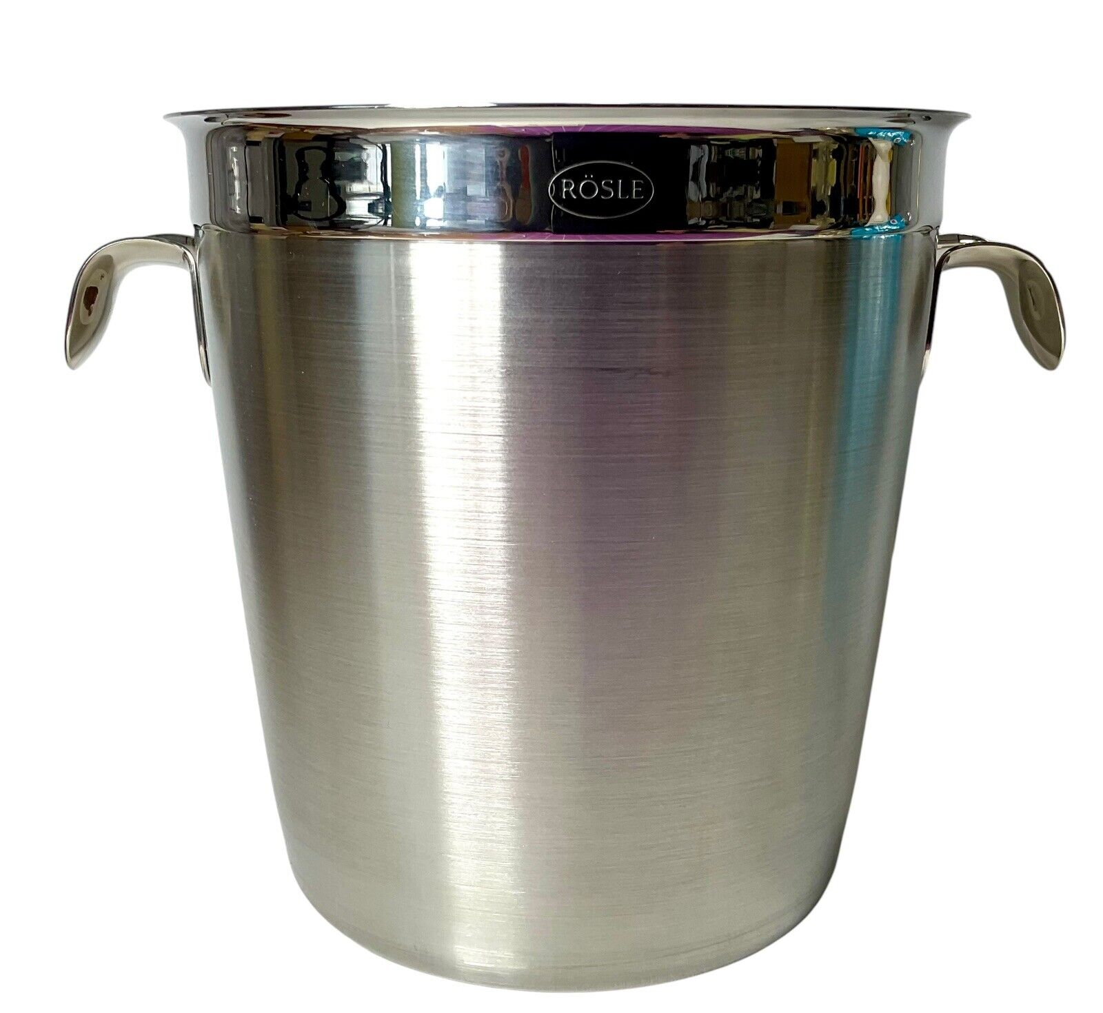 Vintage Williams Sonoma 18/10 Stainless Steel Champagne Bucket Wine Cooler