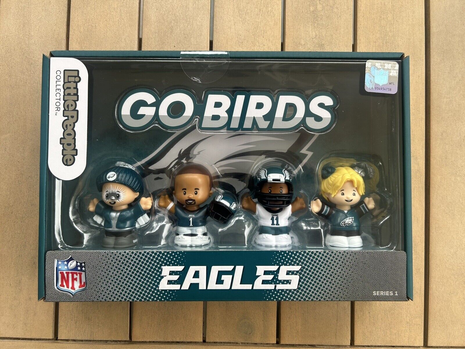 Fisher Price Little People Collector xNFL Philadelphia Eagles New Factory sealed