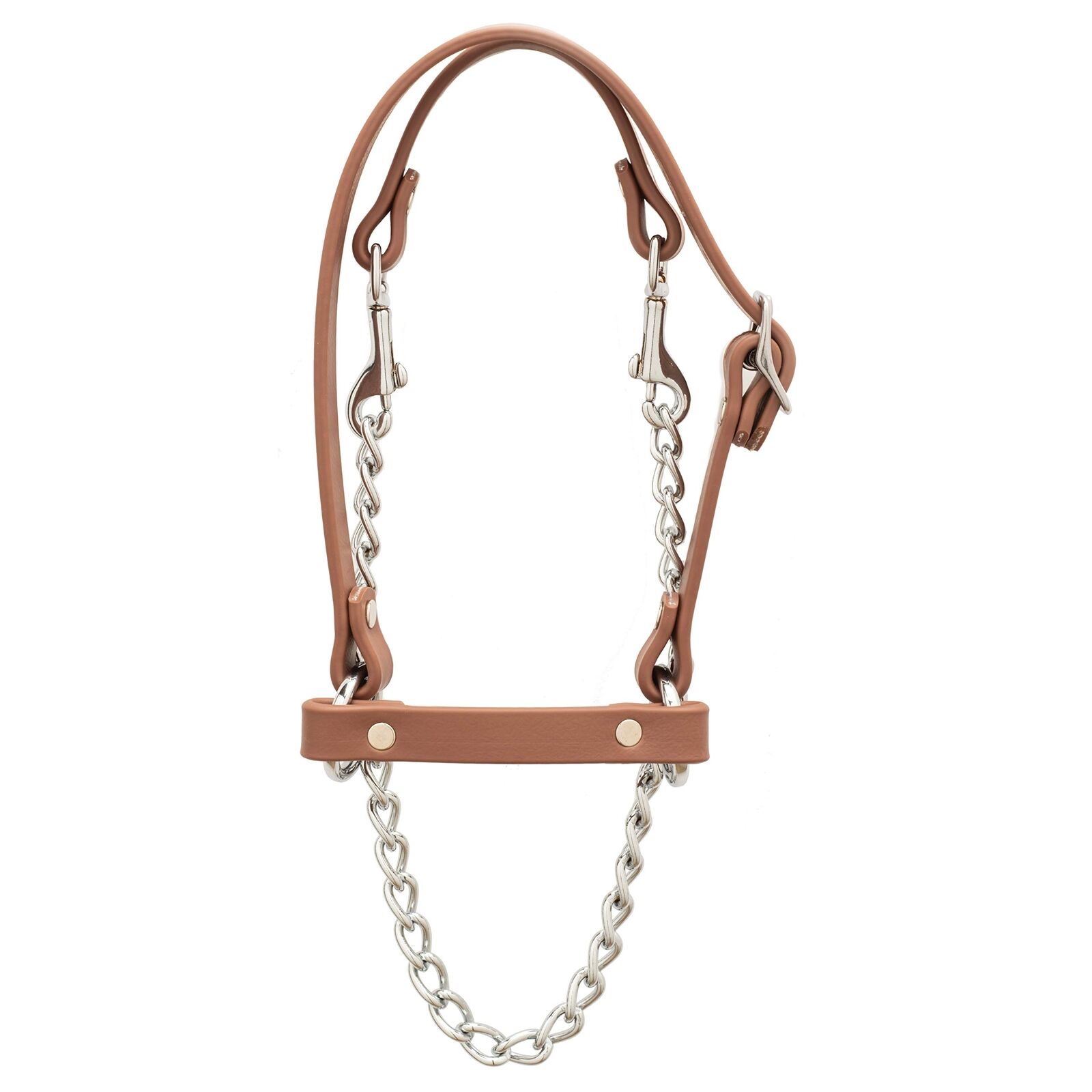Weaver Leather Total Control Goat Halter, Brown