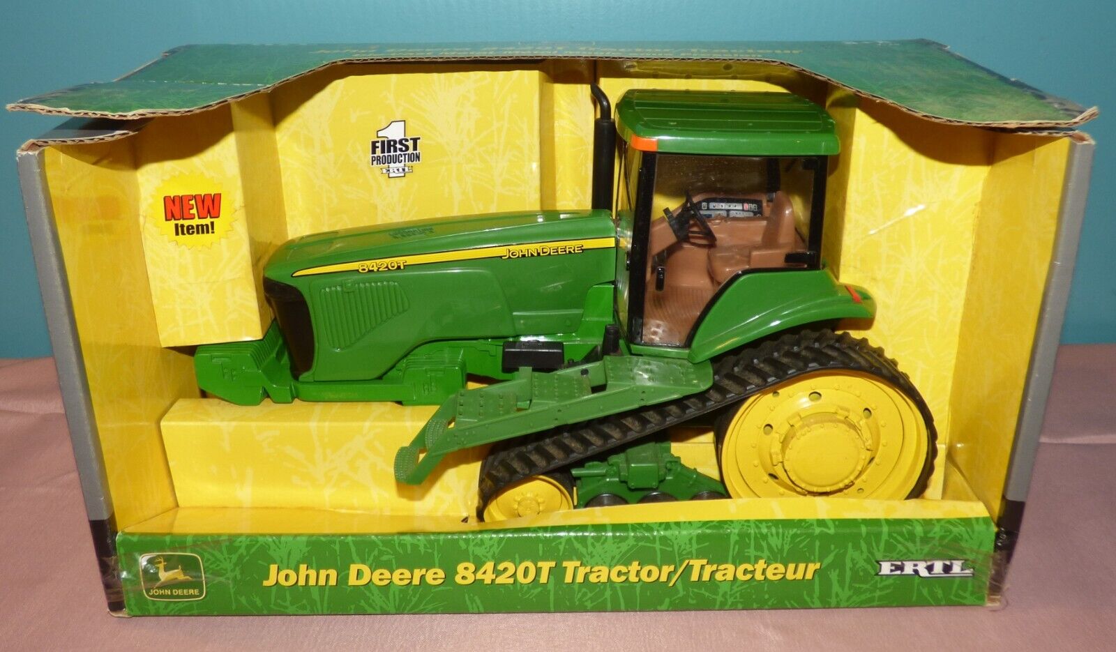 2002 Ertl John Deere 8420T Tractor 1/16  1st Production No. 15207 New in Box
