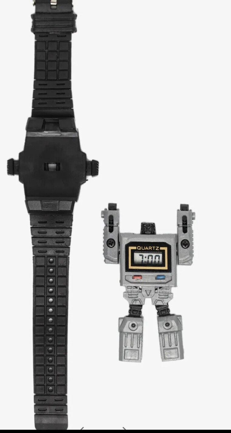 NEW Robot Watch Transforming Watch (Transformer Style ) Gray Color