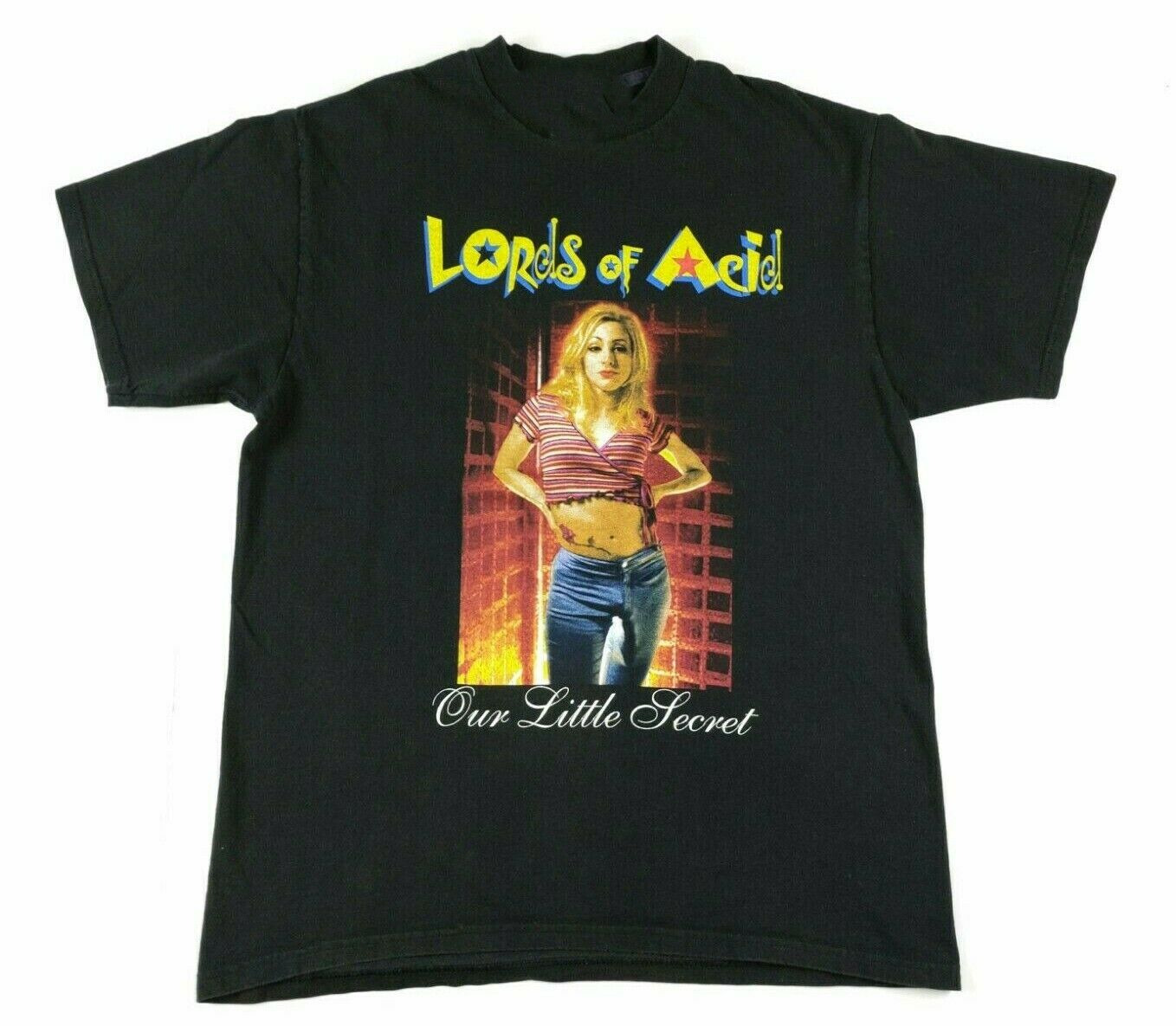 VTG 1997 Lords of Acid Our Little Secret Album Concert Black All Size Shirt