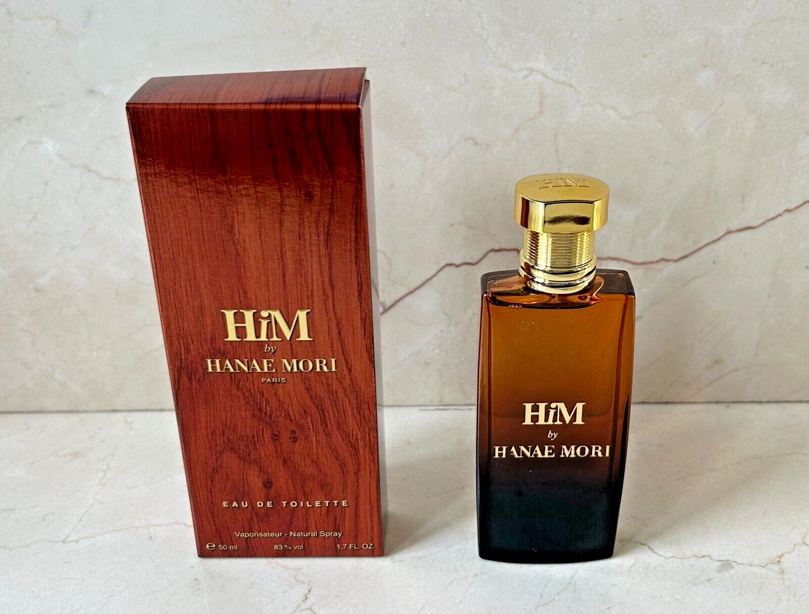 HiM by Hanae Mori  Eau de Toilette Spray 50 ml /1.7 fl oz ( Batch S91S)