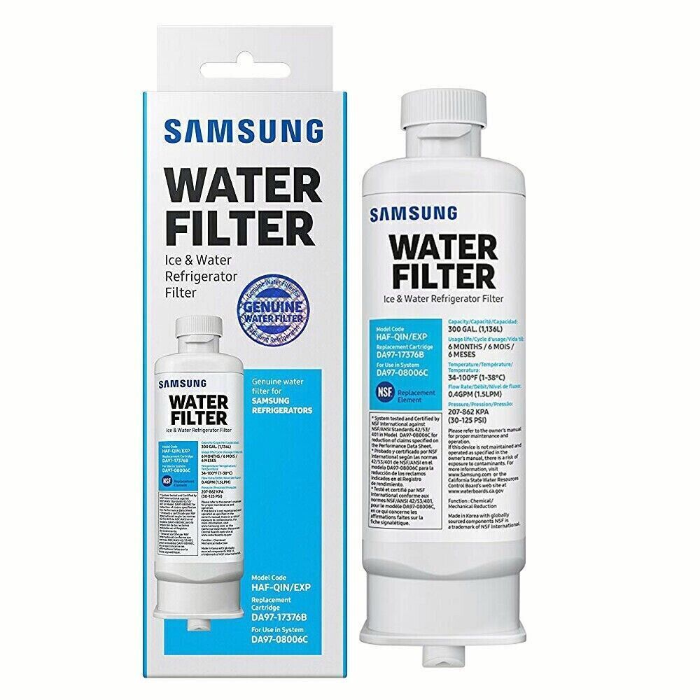 1-4 Pack Fit For Samsung DA97-17376B HAF-QIN/EXP Refrigerator Water Filter White