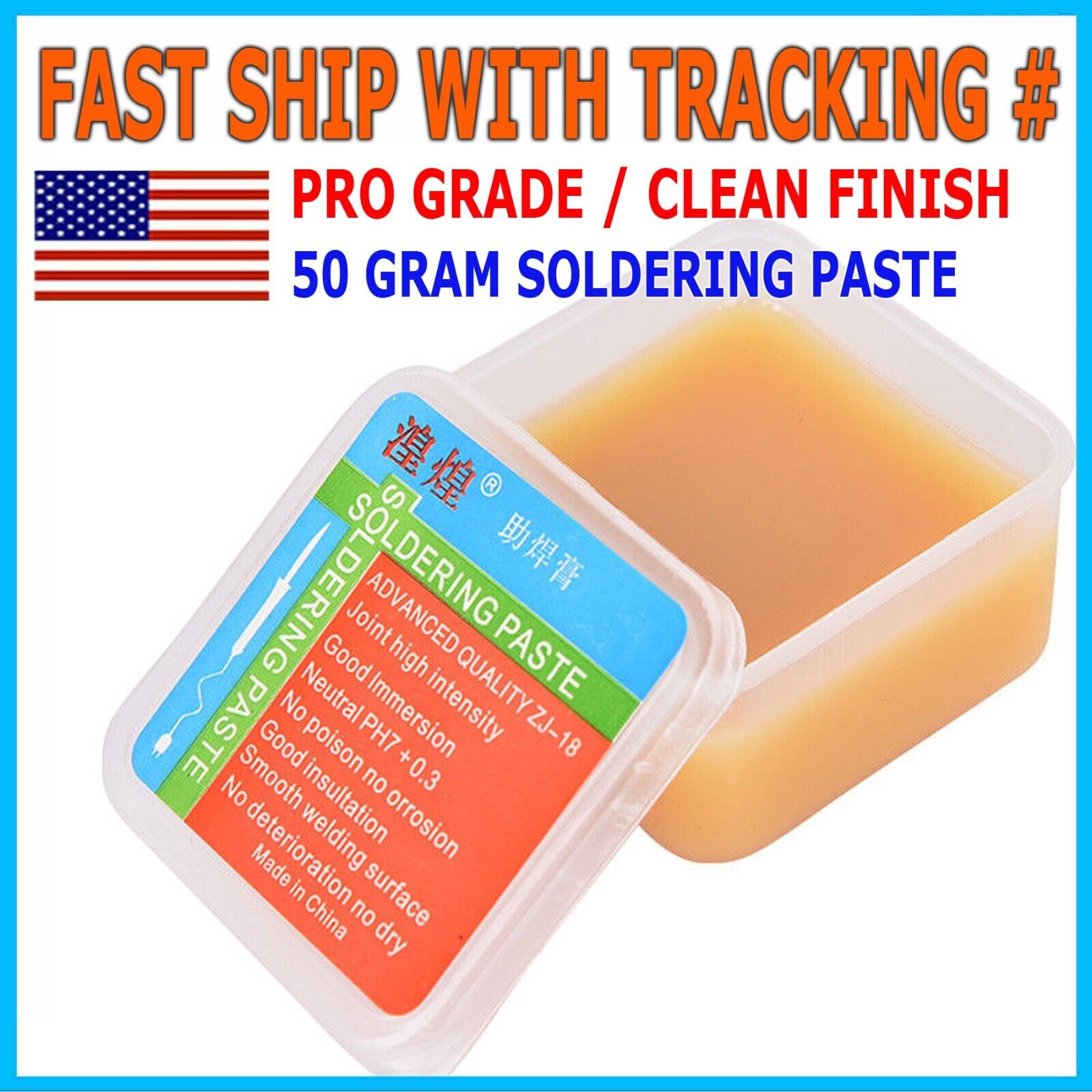 50g Soldering Flux Paste Solder Welding Rosin Grease Cream for Phone PC Circuit 