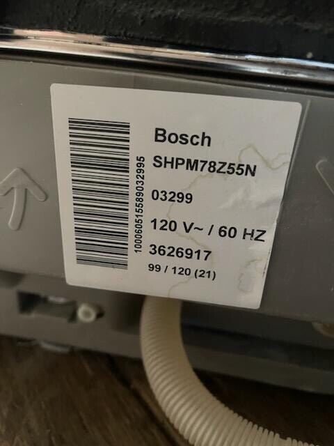 Bosch 800 Series SHPM78Z55N Stainless Steel Dishwasher